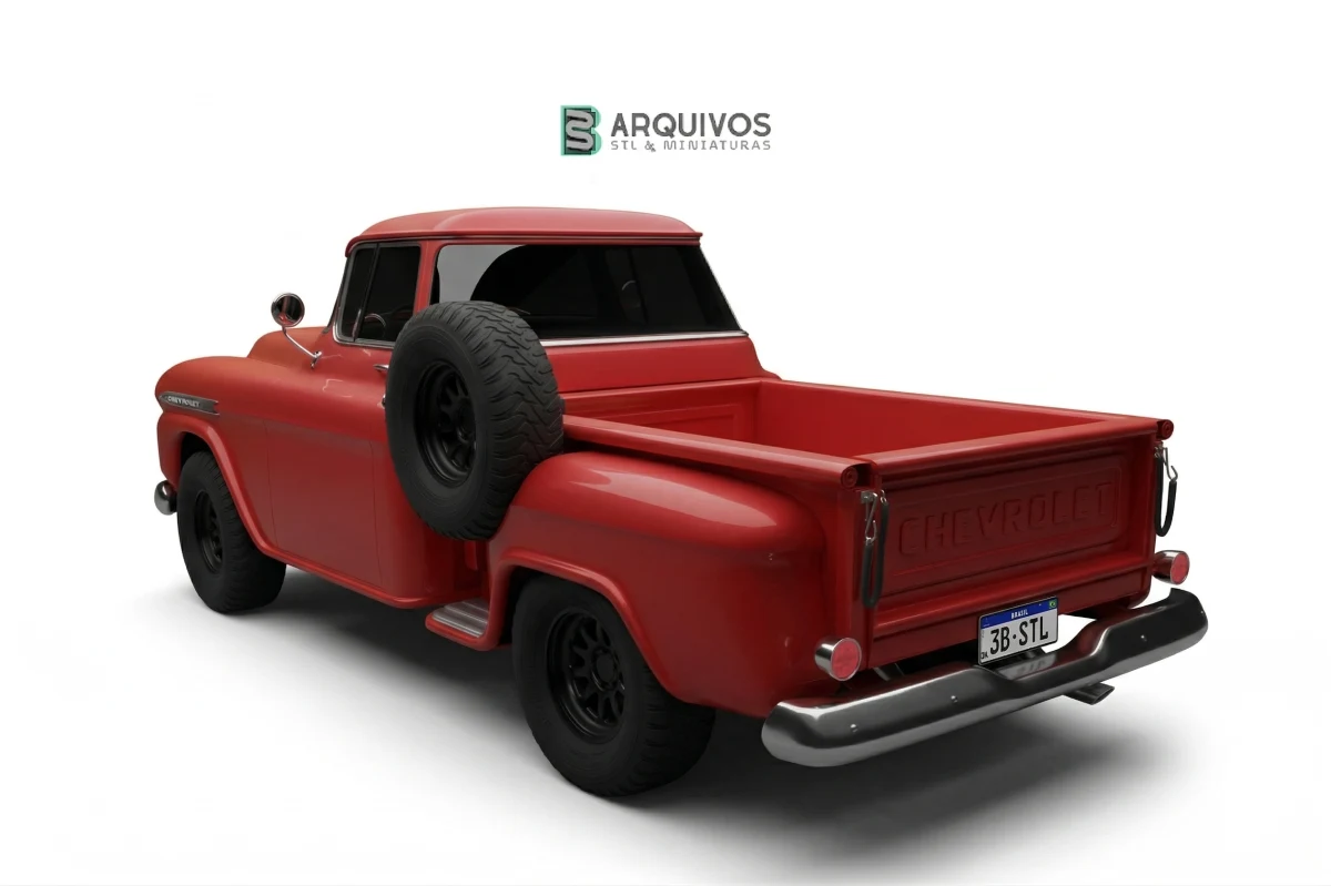 Modelo 3D STL - Chevrolet Apache 1959 — foto 3